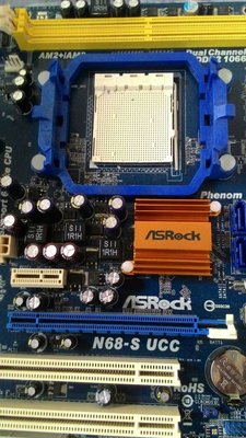 【玉昇電腦】華擎ASRock N68-S UCC DDR2/AM2+/AM3 主機板