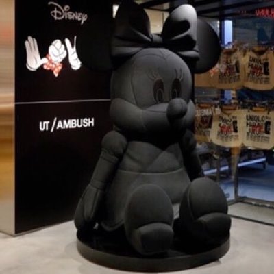 日本限定 2020 Uniqlo x AMBUSH x Disney 迪士尼 米妮造型 側背背包