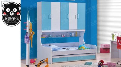 【大熊傢俱】IKS 8201 衣櫃床 組合床 子母床 衣櫃床 雙層床 青年床 多功能置物床 托床