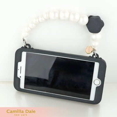 小香兒時尚珍珠 iPhone 7 plus 手機保護套 手機手提矽膠保護套