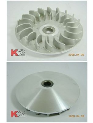 K-TWO零件王-全新原廠型鋁散熱葉片..水噹噹-125