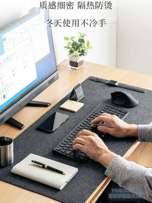 滑鼠墊SANWA山業毛氈鼠標墊超大號簡約游戲桌墊電腦鍵盤書桌寫字辦公墊