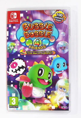 Switch NS 泡泡龍 4 伙伴 骷髏阿怪的反擊 Bubble Bobble 4 (中文版)(二手)【台中大眾電玩】