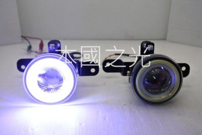 oo本國之光oo 全新 日產 NISSAN 12 13 14 15 MARCH LED 光圈 魚眼 霧燈 一對 台灣製造