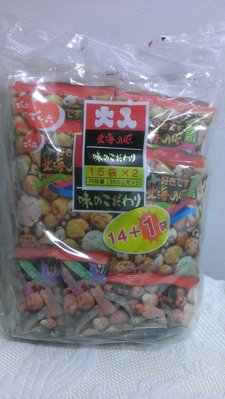 【COSTCO】好市多 傳六 日本進口什錦豆( 二色綜合15包*2袋)---促銷價439元(可面交或全家取貨)