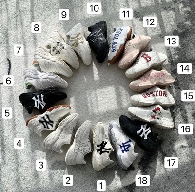 韓國KKOBA MLB老爹鞋 NY LA Boston Dodgers 洋基 運動鞋 厚底鞋 增高6公分