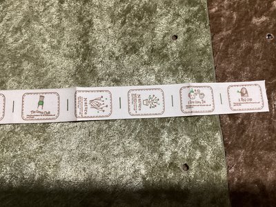 DIY 手作 純棉標籤 織帶 領標 標籤 布標 寬25mm $9/份