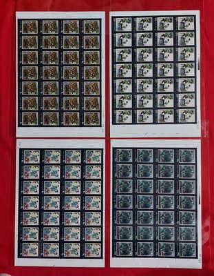 【有一套郵便局】大陸郵票 t99牡丹亭郵票1版4全張28套郵票原膠全品(6)