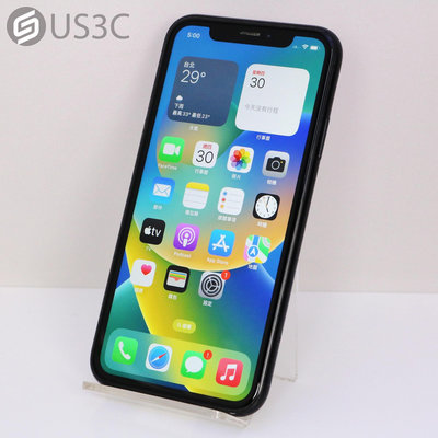 【US3C-高雄店】【一元起標】台灣公司貨 Apple iPhone XR 64G 黑色 6.1吋 Face ID 臉部解鎖  空機 蘋果手機