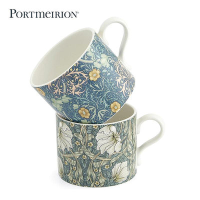 Portmeirion波特美林英國進口陶瓷馬克杯歐式咖啡杯情侶對杯禮盒