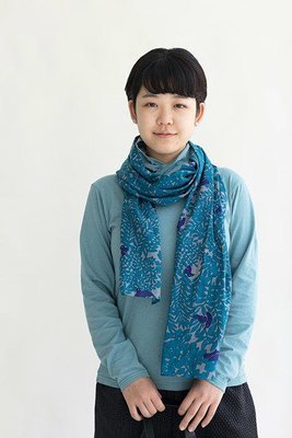 ［現貨～］日本SOU SOU 伊勢木棉圍巾 - 鳥聲 #日本製造 #京都 #sousou