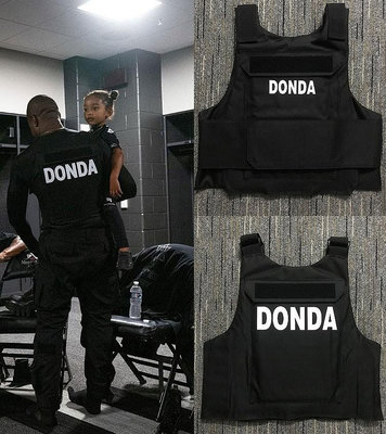 可定制 Kanye 坎爺 DONDA戰術背心馬甲嘻哈說唱 周邊 rapper vest