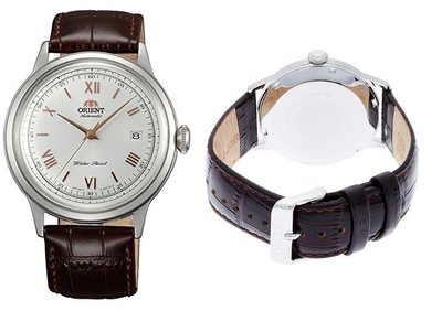 日本正版 Orient 東方 Bambino SAC00008W0 手錶 男錶 皮革錶帶 日本代購