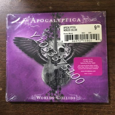 現貨CD 啟示錄樂隊 Apocalyptica Worlds Collide 金屬搖滾 未拆 唱片 CD 歌曲【奇摩甄選】1381