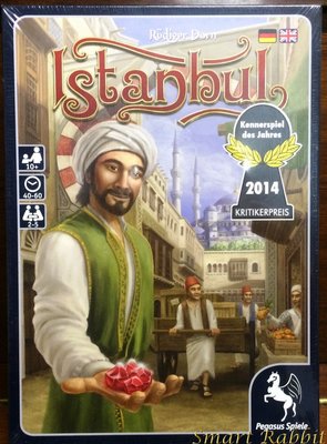 【點子兔】桌遊 伊斯坦堡 Istanbul  英文版  盒損