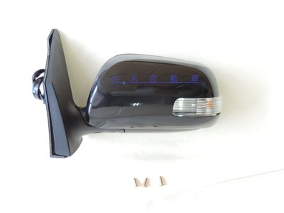 大禾自動車 TOYOTA ALTIS 01-07 電折有燈 一體式後視鏡 未烤漆
