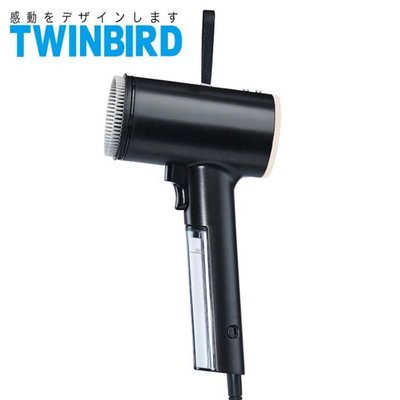 【日本TWINBIRD】美型蒸氣掛燙機-黑(TB-G006TWB)