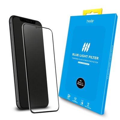 【免運費】hoda【iPhone 11 / XR 6.1吋】抗藍光滿版玻璃保護貼 0.33mm