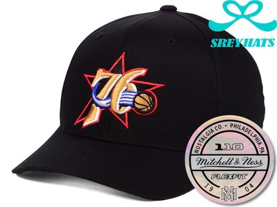 [SREY帽屋]預購＊Mitchell&amp;Ness NBA HWC 費城76人 復古隊徽LOGO 棒球帽 老帽 美國進口