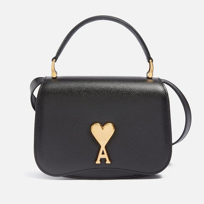 代購AMI de Coeur Mini Paris Leather Bag個性風金屬鍊帶肩背包