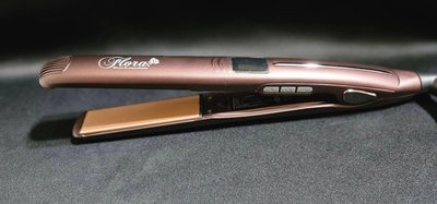 [吸吸髮品]FLORA 芙蘿拉 專業沙龍品牌 玫瑰金鈦離子夾 6段控溫 可直可捲 直捲兩用 超熱銷好評 國際電壓