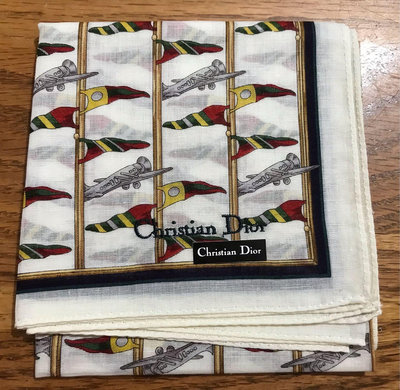 日本手帕   擦手巾 Christian Dior  綿麻手帕。no.240-4 49cm