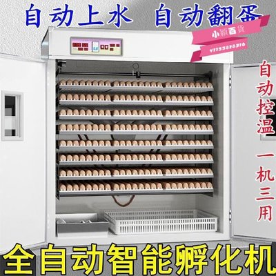 孵小雞的機器孵化機鴿子鴨孵蛋器鳥類控溫自動翻蛋鴕鳥蛋種蛋農場-小穎百貨