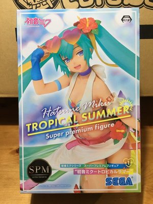 【日本 正版 景品】日版 初音 熱帶 夏日 泳裝 Miku SEGA SPM 初音未來 比基尼