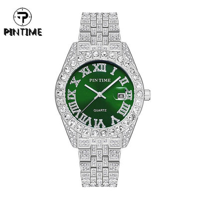 PINTIME品牌手錶 A1573 石英 鑲鑽錶盤 防水 高級男士手錶