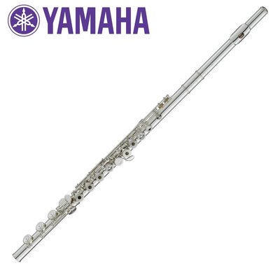 小叮噹的店- 日本製 Yamaha YFL577 曲列 開孔+E鍵 純銀笛頭 唇墊 長笛