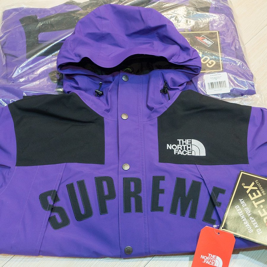 Supreme The North Face Arc Logo Mountain Jacket Gore-Tex 紫| Yahoo