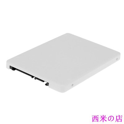 西米の店⚘ MSATA轉SATA轉接卡 SSD固態硬碟MSATA轉SATA3介面轉換器 帶外殼（白色）