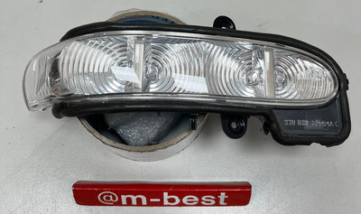 BENZ W211 2003-2006 後視鏡方向燈 5個LED燈 4線=2線插頭 有禮貌燈用 (右邊 副駕駛邊) (日本外匯拆車品) 2038201421