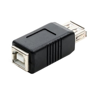 USBA母轉B母列印母頭轉換頭 USB2.0 A母轉方口母掃描器插口轉接頭 A5.0308