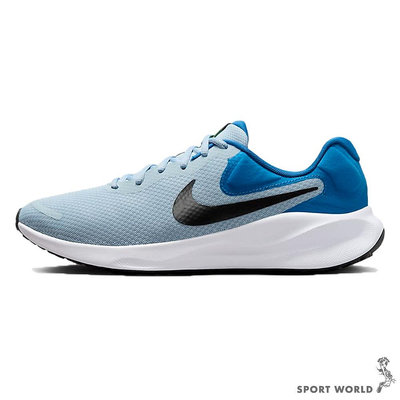 Nike 男鞋 慢跑鞋 休閒鞋 Revolution 7 藍【運動世界】FB2207-402