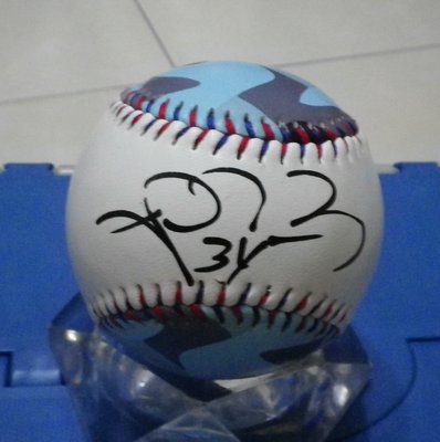 棒球天地----Lamigo桃猿 羅曼  簽名全新中華職棒紀念球.字跡漂亮