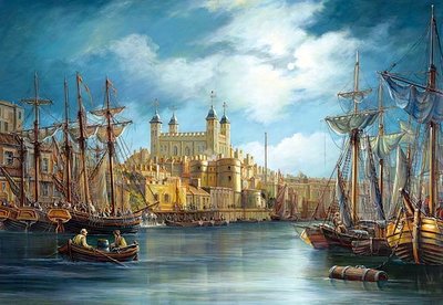 300167 3000片歐洲進口拼圖 CAS 繪畫 風景．港口城市 帆船