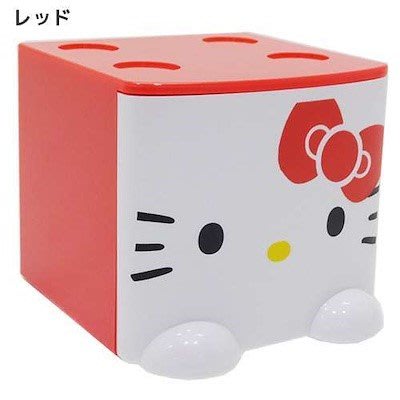 【正版】日本 Hello Kitty 積木 收納盒//桌上置物盒