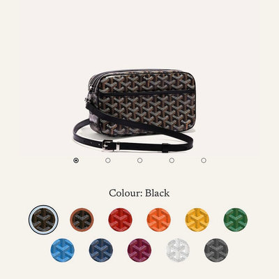 全新國外代購 GOYARD CAP VERT PM BAG 相機包 斜背 滿版 LOGO 高雅德 經典 爆款