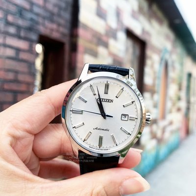 CITIZEN 機械錶  經典 復古箱型鏡面 型男 手錶NK0000-10A原廠公司貨