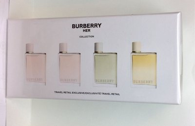 BURBERRY HER女性淡香精5ML*4入小香禮盒·芯蓉美妝