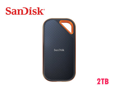 限量 超免 Sandisk E81 2TB 行動固態硬碟 Type-C/USB3.2 Gen2x2 外接式 SSD