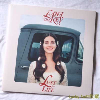 Lucky 1of1收藏Lana Del Rey Lust For Life 黑膠 2LP