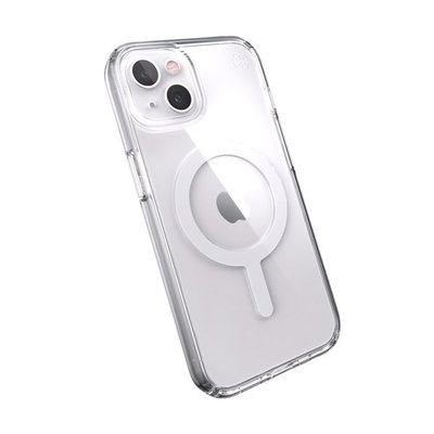 Speck iPhone 13 6.1吋Presidio Perfect-Clear MagSafe相容透明防摔殼