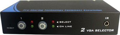 KVM專賣-- VS-102E 2埠VGA切換選擇器/2進1出vga訊號選擇器 /凱文智慧影音