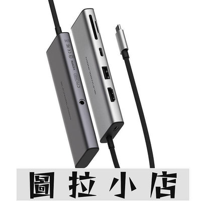 圖拉小店-MONITORMATE C71 USB-C Gen2 10Gbps 七合一 Hub轉接器極速版4K高畫質M1適用