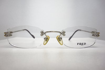 【中國眼鏡】FRED 法國製 絕版 無框 鏡框 鏡架