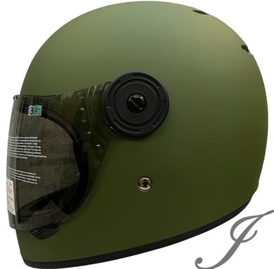 《JAP》THH TT01 素色  平光橄欖綠 雙D扣 復古 內襯全可拆洗 樂高帽 全罩安全帽