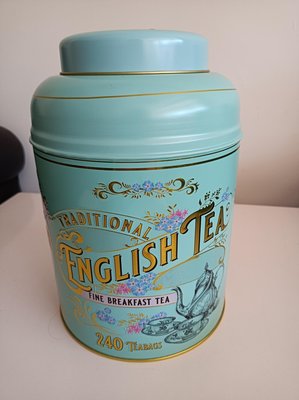 Costco英國早餐茶收納罐