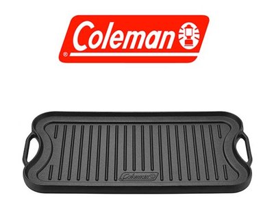美國Coleman│CM-21879 經典鑄鐵煎盤│燒烤盤│大營家購物網